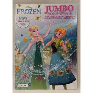 New~ Disney Frozen Jumbo Coloring & Activity Book